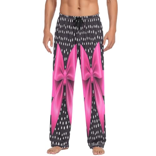 Pantalon de pyjama homme pour la maison motif pois S