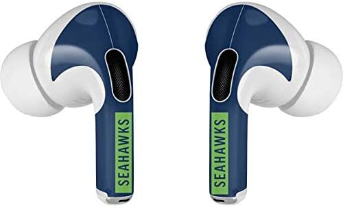 Skinit Decal Audio Skin Compatible with Apple AirPods Pro - Officially Licensed NFL Seattle Seahawks Blue Performance Series Design
