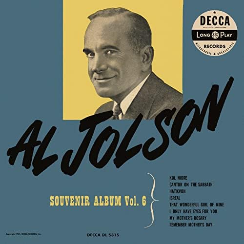 Souvenir Album (Vol. 6) Al Jolson Digital Music