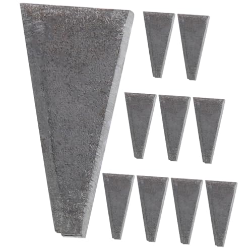 FOYTOKI 10pcs Carbon Steel Axe Wedges Small Size Axe Fixing Wedge Hammer Accessory for Wooden Handle Installation Outdoor Fixing Supplies