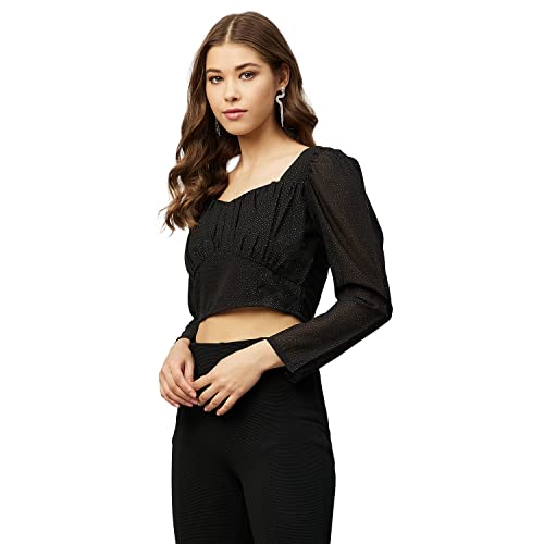 Image of Carlton London Women's Polyester Regular Fit Blouse