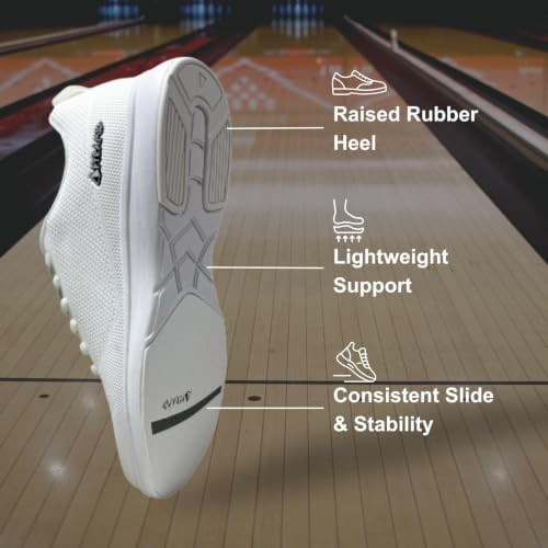 Image of Pyramid Women's Path Lite Seamless Mesh Bowling Shoes - Lightweight Seamless Design, Athletic Fit, Breathable Knit Upper, Universal Slide Soles