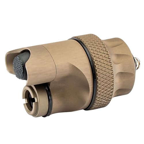 SureFire Scout Light Low-Current Dual-Switch Tailcap Assembly Tan Aerospace Aluminum MIL-SPEC Hardcoat Gasket-Sealed (DSE-TN)