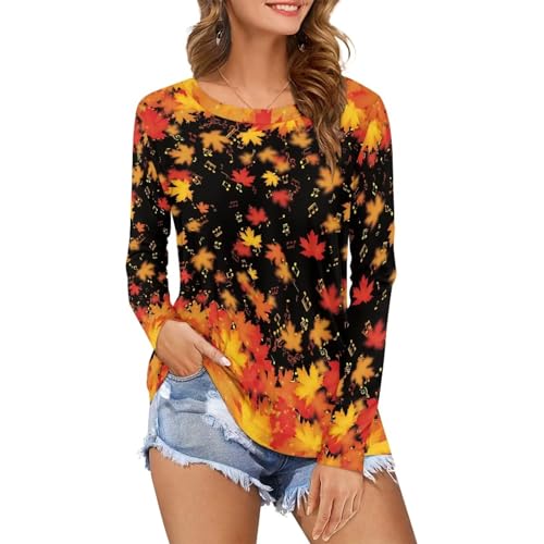 Women's Oversized Long Sleeve T Shirt Athletic Crewneck Slim Tops Quick Dry Loose Sweatshirt