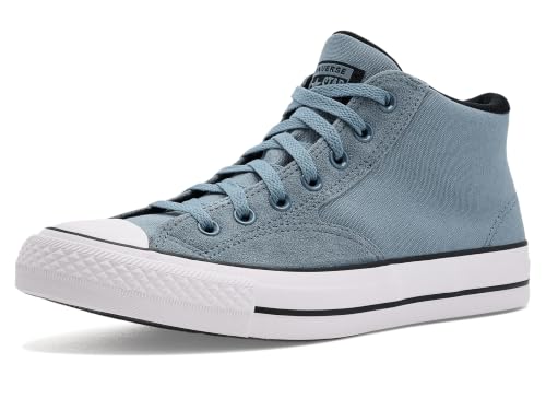 Image of Converse, Unisex, Chuck Taylor All Star Malden Street Mid Top Sneakers, Grey New World /Black /White Men's 4, Women's 6 Medium