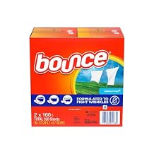 Bounce Fabric Softener Dryer Sheet Outdoor Fresh, 160 Sheets Pack of 2