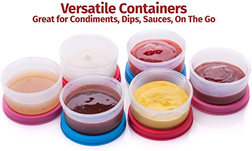 Image of SIGNORA WARE Nano BPA Free Plastic Containers Set (40ml x 6 | Set of 6 | Multicolor)