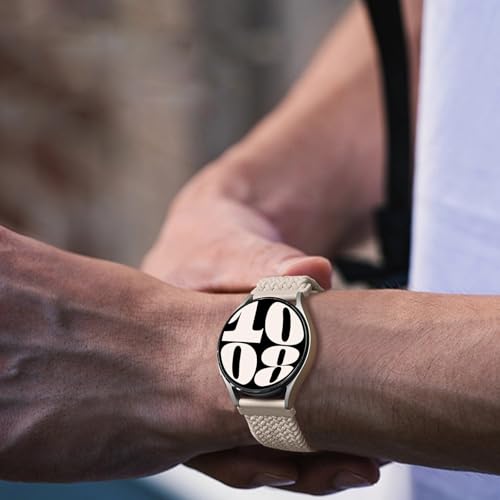 Nylon Geflochtenes Uhrenarmband 22mm mit Magnet Verschluss, Armband 22mm Elastisches Band für Galaxy Watch 3 45mm/46mm/Gear S3 Classic/Amazfit Balance/gtr 3/4/2/bip 5/Huawei Gt 5/4/3/2 46mm – Bild 6