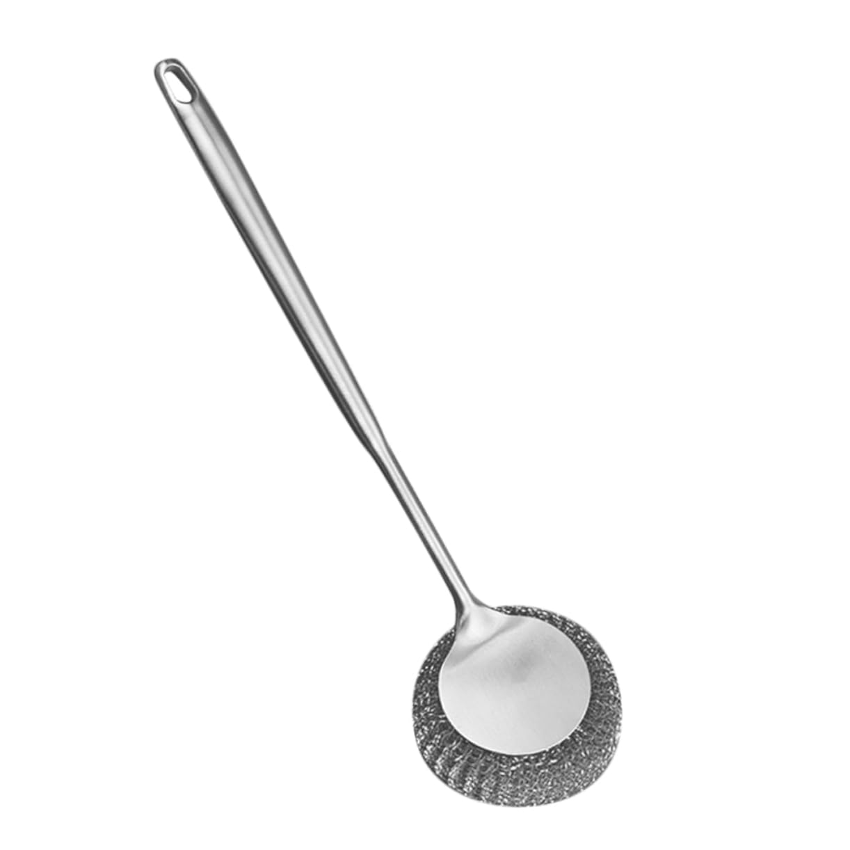 IMIKEYA 2 Pz spazzola per pentole in acciaio inossidabile scrub per la pulizia spazzola per piatti da cucina spazzola lavapiatti per il lavaggio dei piatti acciaio inossidabile 304 Silver