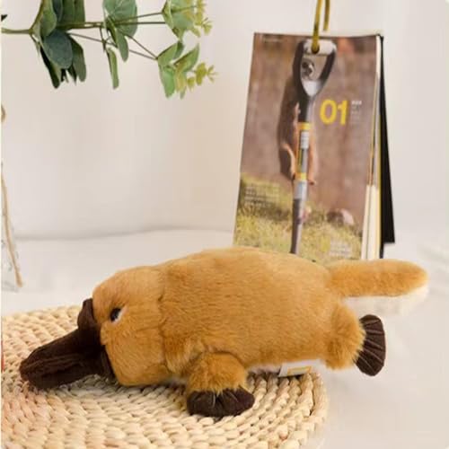 lilizzhoumax Schnabeltier Kuscheltier 35cm Kawaii Realistische Weiches Schnabeltier Plüschtier Plüsch Stofftier Spielzeug Kissen Dekoration Geburtstagsgeschenke für Kinder und Babys Mädchen Jungen