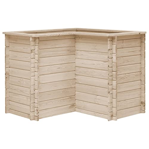 Jardineras de Madera Grandes Exterior Marca Kstyhome