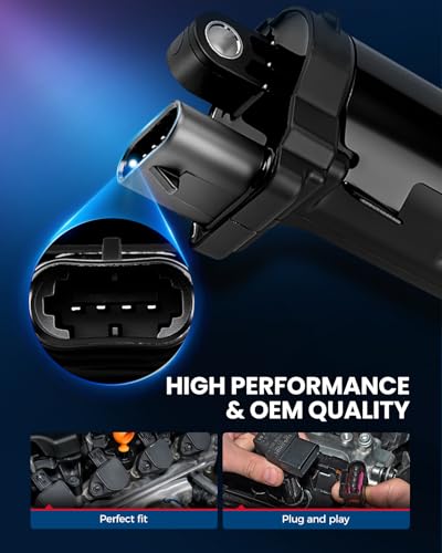 Image of KAX 8 Ignition Coils & 8 Spark Plugs Set for Silverado 1500, Sierra 1500 | (w /tool) Fits Silverado 1500 Sierra 1500 2014-2018,2019-2023 5.3L /6.2L, Tahoe Suburban 2015-2023 5.3L /6.2L, Yukon UF742