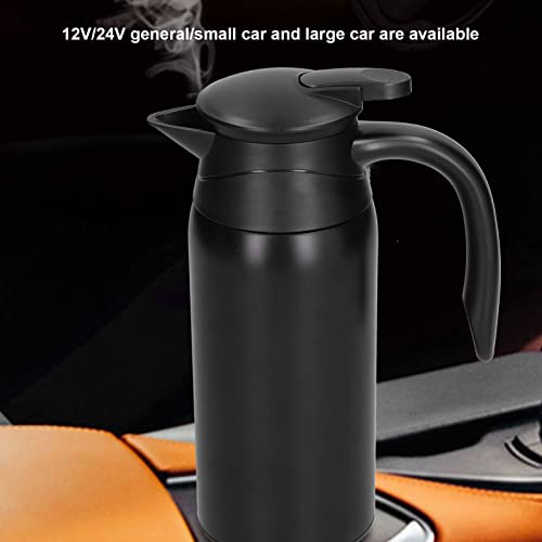 Hervidor eléctrico portátil de agua 800 ml negro miniatura 4