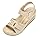 HOOUDO Sandalias Ortopedicas Mujer,Sandalias Cuña,Zapatos Ancho Especial,Zapatos Deportivos,Zapatillas Casual Con Punta Abierta Cuña Lavable De Verano Para Caminar