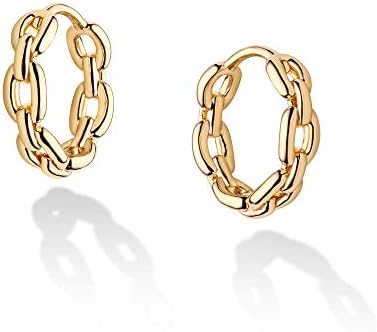 Valloey Rover Gold Hoop Earrings fo...