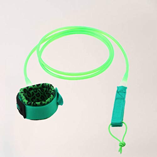 BESPORTBLE coleira de surf de surfe reta para prancha de surfe, corda transparente para surfe, perna