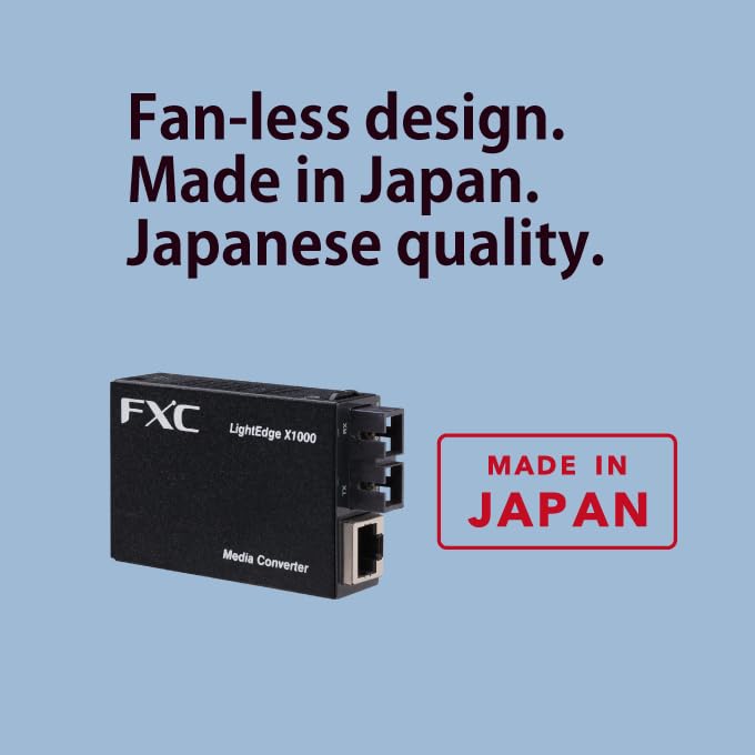 FXC 産業用メディアコンバータ(SC、SMF-10Km) ブラック khxv5rg FXC メディアコンバータ LEX1851-1F 1個 - アスクル