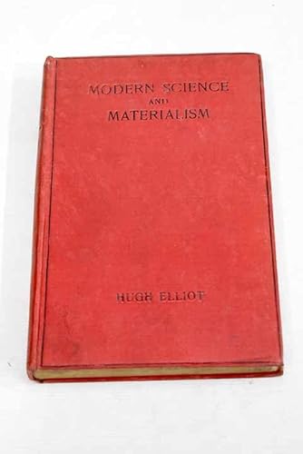Modern Science and Materialism B00281MBOC Book Cover