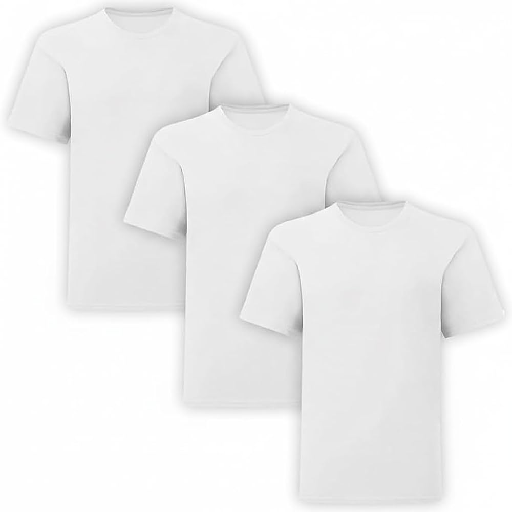 Maglia Interna in Caldo Cotone Felpato Mezza Manica Girocollo per Bambino ( Taglia 4/5 Anni