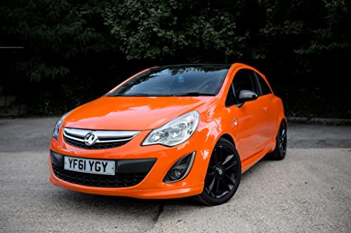 Image of HOME13 Vinyl Wrap Sheet for Car & Bike Self Adheisve Vinyl Wrap Sticker & Decal Roll Film Air Release Bubble Free (Orange Gloss Wrap, 24x62 Inches)