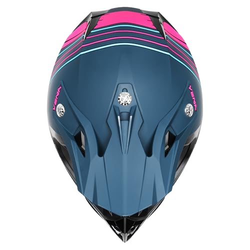 Image of YEMA Adults Dirt Bike Helmets, Ventilated Motocross ATV Dirtbike Offroad BMX MX Helmets, DOT Approved Motorcycle Helmets, YM-915, Black