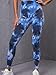 ZERAOKE Fashion Tie Dye Print Seamless Yoga Pants for Women,High Rise Breathable Stretch Gym Running Workout Leggings-Color01-L