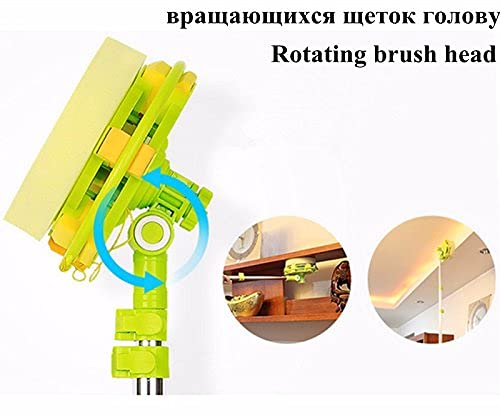 U Shaped Telescopic Window Squeegee Cleaner High Rise, Adjustable Sponge Head And Squeegees, Window Glass Cleaning Tools For Indoor Outdoor Window, 1.4m Extendable Steel Pole - View #11