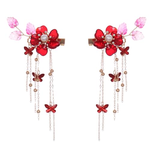 Pince cheveux fleur style chinois ancien, cadeau idéal pour demoiselle d'honneur