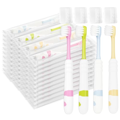 Brosses à dents jetables enfants x100 emballage individuel et souple