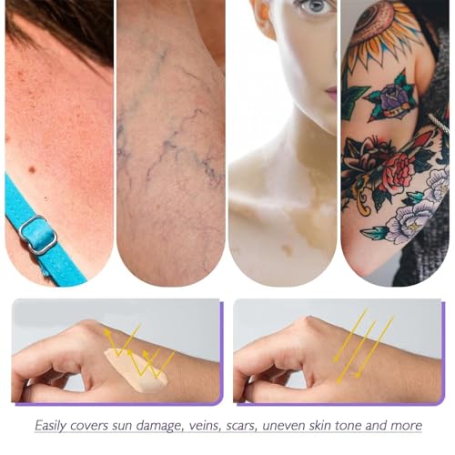 All Over Complexion Perfector,2.5 Fl Oz Body Perfector Skin Coverage,Tattoo Cover Up Makeup Waterproof,Transfer-Resistant Body Makeup,Long-Lasting Moisturizing,Moisturizes The Skin - Image 5