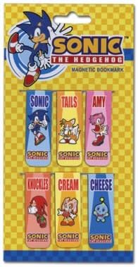 Sonic the Hedgehog Group Magnetic Bookmarks
