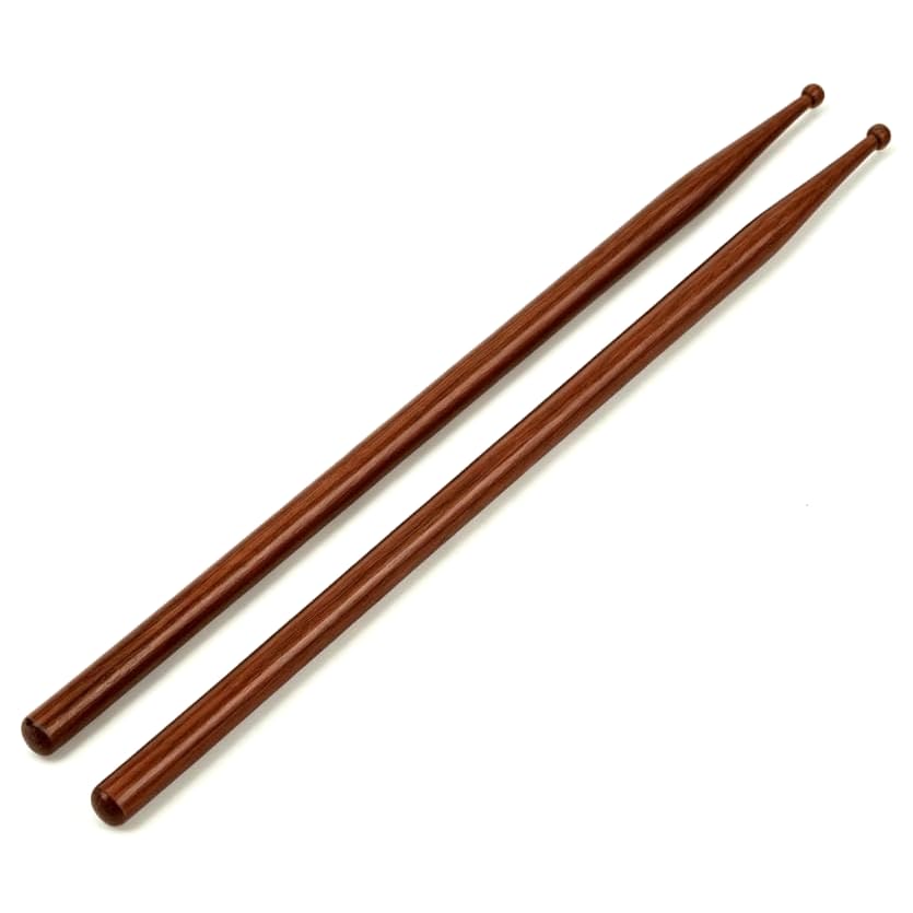 JBK Walnut Drum Sticks, tamaño estándar 5A/7A, baquetas profesionales para batería, agarre antideslizante y duradero para práctica y presentación de jazz miniatura 1