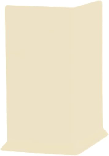 Roppe 700 Series 1/8" Rubber/Vinyl Mix Type TP Almond, 4" H X 3" L X 1/8" W Outside Corner Block