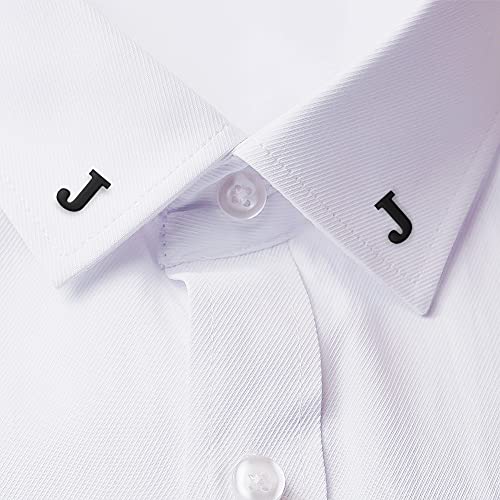 Image of HONEY BEAR Initial Alphabet Letter Lapel Pins Collar Badge Brooches for Mens /Womens Shirt Dress Decoration Black