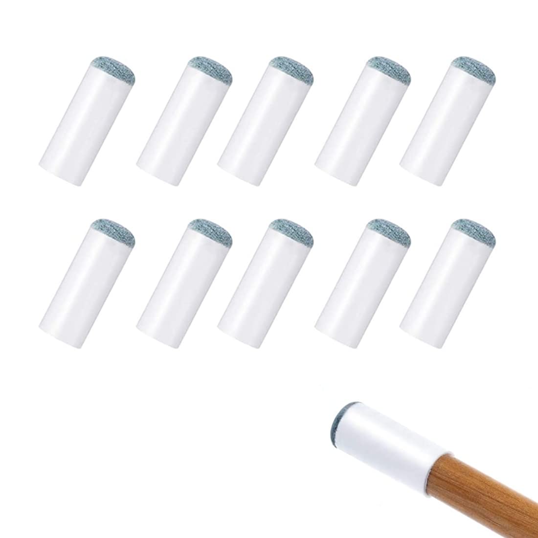 Punte Per Stecca Da Biliardo, Confezione Da 10 Punte Per Stecca Da Biliardo, Punte Di Ricambio Per Tacchetta Da Biliardo, Nessuna Colla Richiesta, Sostituzione Per Stecca Da Biliardo Da 13 Mm