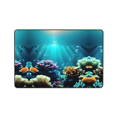 Tapis paysage sous-marin super doux et isolant pour salon - 8