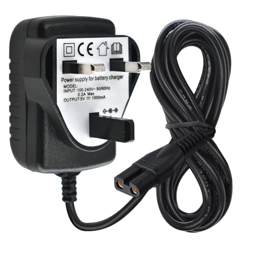 Replacment Charger for BaByliss PRO Trimmer,Power Adapter Compatible with BaByliss Hair Clippers Model PRO FX870 FX788 FX787 FXSSM FX820 FX726 FX825 Shaver Charging Cord