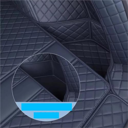 Tapis de coffre résistant aux rayures pour Proton E.MAS 7 doublure cuir