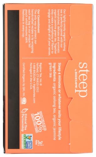 Bigelow Organic Oolong with Jasmine Green Tea