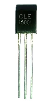 Steko (20 Pieces) 13001 NPN Bipolar Junction Transistor 600V 100mA Package TO-92 Electronic Components For Electronic Circuit Repair | DIY Science Projects