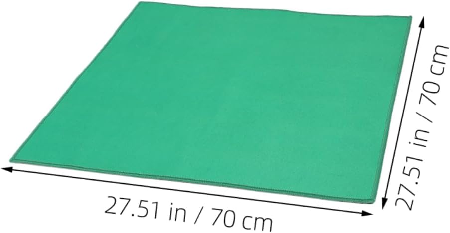 2Pcs Mahjong Mat Thick Noise Reduction Nonskid Square Table Cover for Poker Card and Board Games Mat for Enhanced Gameplay and Stability Square Tables