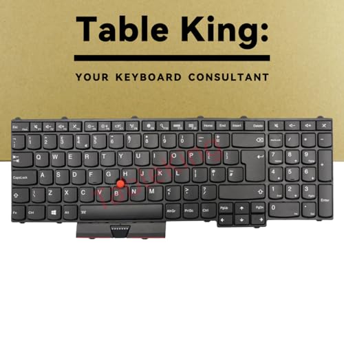 Clavier de rechange Thinkpad P50 rétroéclairé pour portable Lenovo