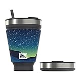 HYDAWAY Collapsible Drink Tumbler | Portable, Insulated, Hot & Cold Drink Cup for Coffee, Tea, Smoothies, Beer, Cocktails, Travel, Commuting, Camping, Events | 16oz Capacity (Yukon)