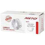Meto Price Gun Labels, White 0.47