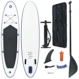 Mengtu Juego de tabla de surf y surf hinchable azul y blanco, muebles para casa, interior, exterior, salón, dormitorio o muebles para interior/exterior