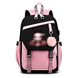 WKxinxuan Mochila Viaje Demon, Mochila Escolar Nezuko, Mochil Escolar Adolescente Demon de Viaje, Cabina, Universidad, para Universidad Ligera de Viaje