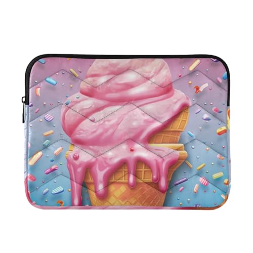 Funda para laptop de 13-14 pulgadas color rosa Ice Cream miniatura 1