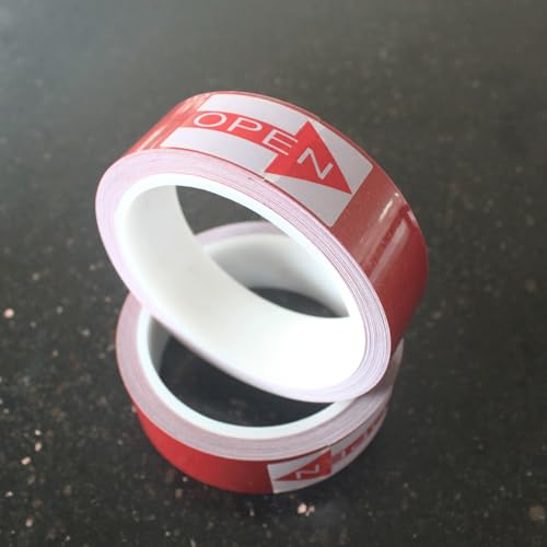 Image of 2 Rolls x 1 inch x 10 Yards White Polyester Water Contact Indicator Tape | Model 0201, Ultra-Thin 6 Mil, Printable and Die Cuttable, Top Quality with UL-969 Compliant, for Electronics Repair Warranty