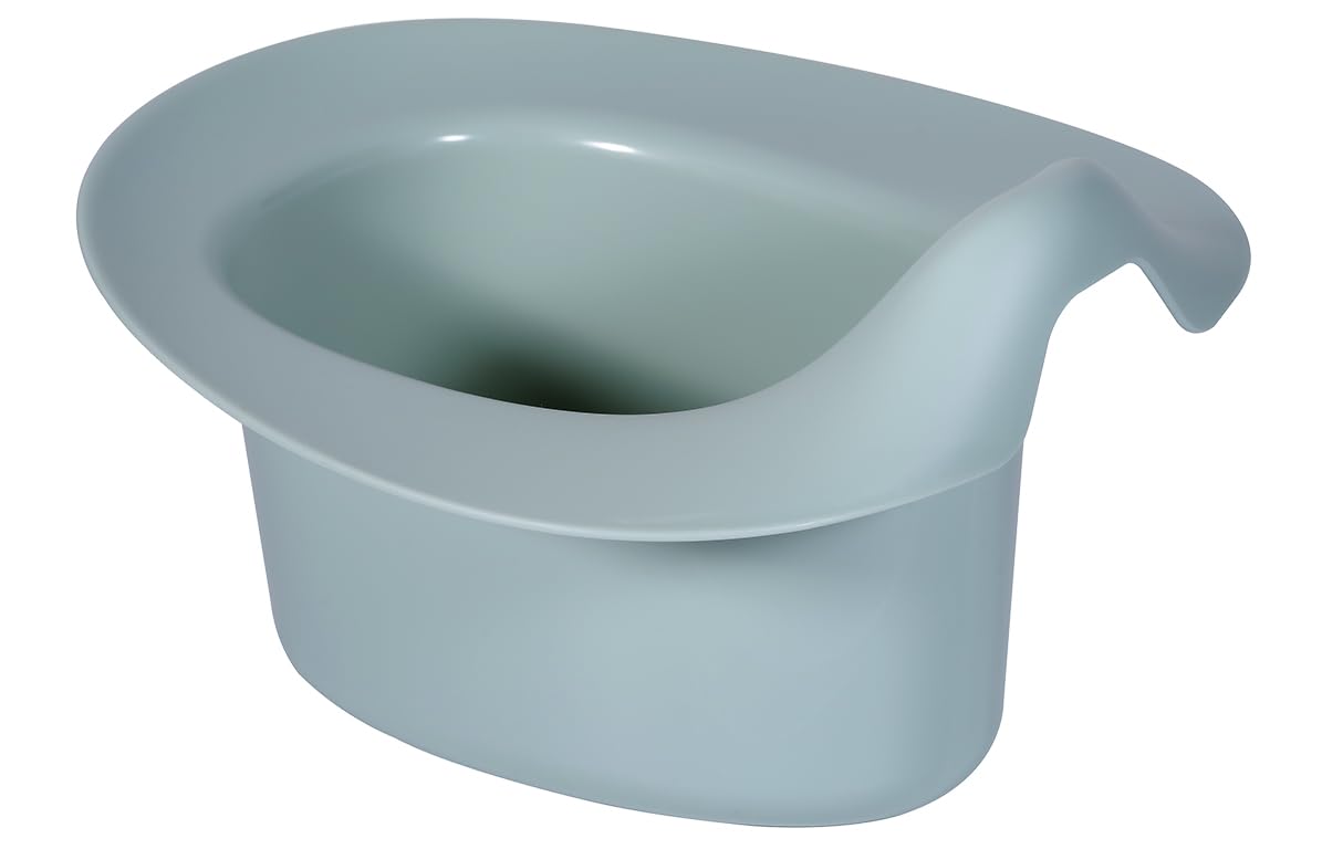 Kindsgut Elimination Communication Baby Potty – Ergonomic Infant Potty for Babies, Easy-Clean EC Potty with Splash Guard, Includes Printed EC Beginner Guide, Designed in Germany, aquamarine | Babytopf toilet/toilet, high quality, discreet colours, keep off and nappy-free-image-16