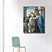 Danjiao Virgen Y El Niño De Botticelli Wall Art Canvas Poster And Print Canvas Painting Imagen Decorativa Para La Sala De Estar Decoración Del Hogar Sala De Estar Decor 60x90cm